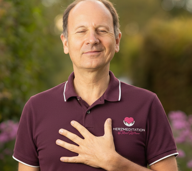 Remo Rittiner bei einer Herzmeditation